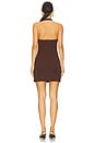 view 3 of 3 Franca Mini Dress in Bitter Chocolate