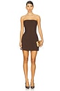 view 1 of 3 Zarla Mini Dress in Chocolate