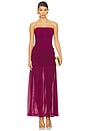 view 2 of 4 Lillie Corset Maxi Dress in Plum