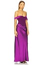 view 2 of 4 Ebony Off Shoulder Maxi Dress in Violet