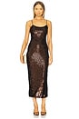view 1 of 4 VESTIDO ANETTE in Chocolate