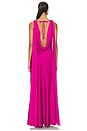 view 4 of 4 Gabriella Cowl Maxi Dress in Fuchsia