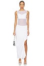 view 1 of 4 Wilona Cowl Maxi Dress in White