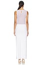 view 4 of 4 Wilona Cowl Maxi Dress in White