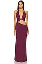 view 1 of 4 Lumia Halter Maxi Dress in Plum