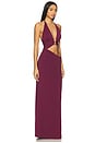 view 2 of 4 Lumia Halter Maxi Dress in Plum