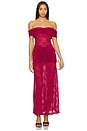 view 1 of 3 Vaneya Lace Maxi Dress in Berry
