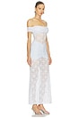 view 2 of 3 Vaneya Lace Maxi Dress in Bluebell