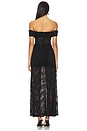 view 3 of 3 Vaneya Lace Maxi Dress in Black