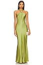 view 1 of 3 Chara Low Cross Back Maxi Dress in Olive