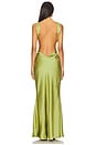 view 3 of 3 Chara Low Cross Back Maxi Dress in Olive