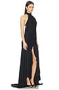 view 2 of 3 Zelma High Neck Maxi Dress in Black