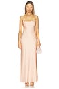 view 2 of 4 Madeleine Strapless Maxi Dress in Peach