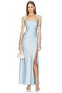 view 1 of 3 VESTIDO ESME in Sky Blue