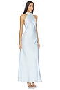 view 2 of 3 Arabelle High Neck Maxi Dress in Sky Blue