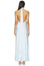 view 3 of 3 Arabelle High Neck Maxi Dress in Sky Blue