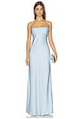 view 2 of 4 Madeleine Strapless Maxi Dress in Sky Blue