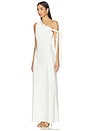 view 2 of 3 Viola One Shoulder Maxi Dress in Pearl