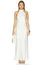 view 1 of 3 Arabelle High Neck Maxi Dress in Pearl