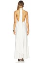view 3 of 3 Arabelle High Neck Maxi Dress in Pearl