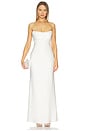 view 2 of 4 Madeleine Strapless Maxi Dress in Pearl