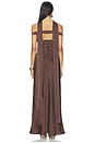 view 4 of 4 Raphaella Off Shoulder Maxi Dress in Bitter Chocolate