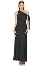 view 1 of 4 ROBE VIOLA in Noir