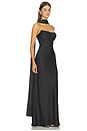 view 1 of 4 Madeleine Strapless Maxi Dress in Noir