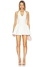 view 1 of 4 Amity V- Neck Corset Mini Dress in Ivory