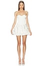 view 1 of 3 Tabitha Bustier Ruffle Mini Dress in Ivory