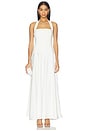 view 1 of 3 Odina Square Neck Maxi Dress in Ivory