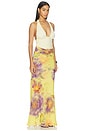 view 2 of 4 Alexis Halter Cut Out Maxi Dress in Suri Yellow