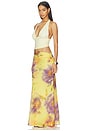 view 3 of 4 Alexis Halter Cut Out Maxi Dress in Suri Yellow