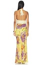 view 4 of 4 Alexis Halter Cut Out Maxi Dress in Suri Yellow