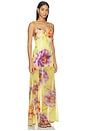 view 2 of 4 Tulia Low Back Maxi Dress in Suri Yellow