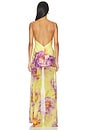 view 3 of 4 Tulia Low Back Maxi Dress in Suri Yellow