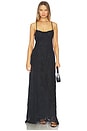 view 1 of 5 Ellerby Frill Trim Maxi Dress in Black