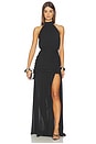 view 1 of 4 Kesari High Neck Maxi Dress in Black