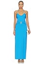 view 1 of 4 MAXIVESTIDO NINA in Ocean