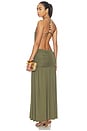 view 3 of 4 MAXIVESTIDO IMELDA in Olive