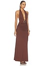 view 2 of 3 MAXIVESTIDO ARINA in Espresso