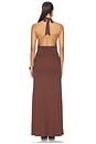 view 3 of 3 MAXIVESTIDO ARINA in Espresso