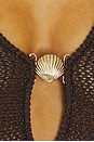 view 4 of 4 MAXIVESTIDO ARIYA in Chocolate Metallic