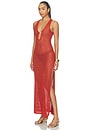 view 2 of 4 MAXIVESTIDO ARIYA in Rust Metallic