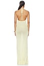 view 3 of 4 MAXIVESTIDO SABRINA in Lemon