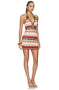 view 2 of 4 MINIVESTIDO VERNANZA in Orange Multi