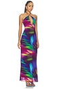 view 2 of 3 MAXIVESTIDO MIRAE in Tuscan Purple