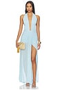 view 1 of 4 ROBE MAXI ADRIANNA in Aqua