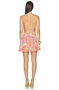 view 3 of 4 MINIVESTIDO CON CUELLO HALTER IMALI  in Cavello Peach