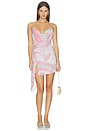 view 2 of 4 MINIVESTIDO DE CUELLO REDONDO ALORA  in Camino Pink